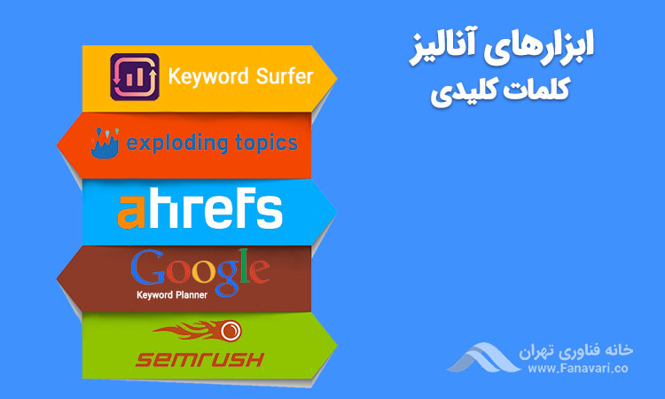 استفاده از ابزارهای یافتن و آنالیز کلمات کلیدی