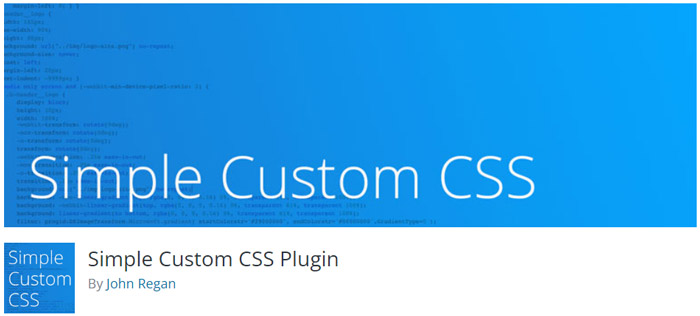افزونه simple custom CSS