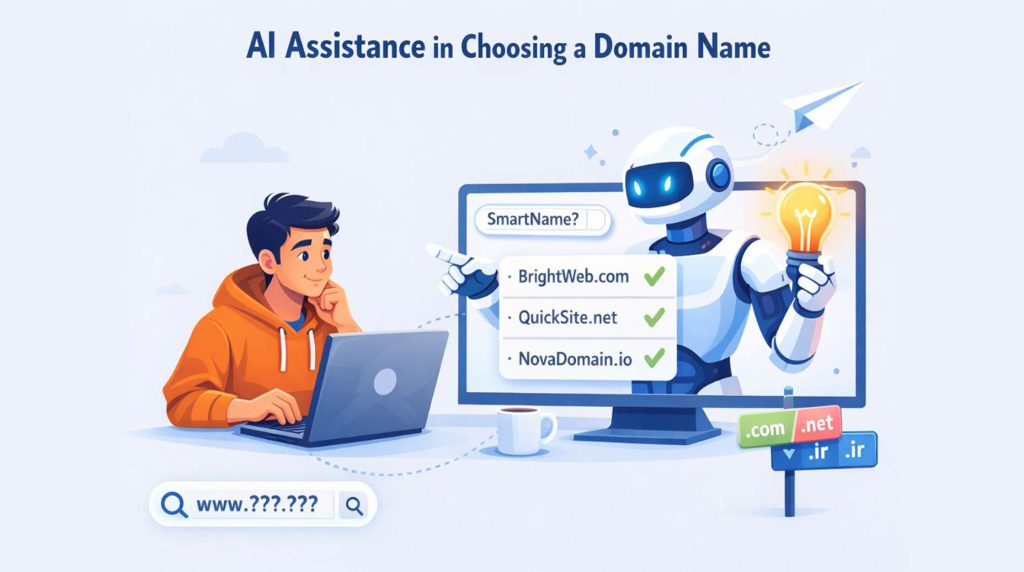 انتخاب نام دامنه با هوش مصنوعی